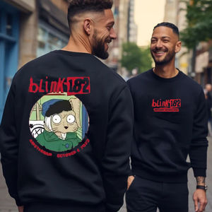 Blink-182 Amsterdam Ziggo Dome 8 October 2023, Unisex Sweatshirt  2 Sided